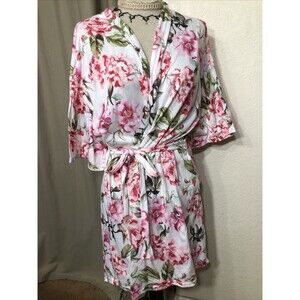 Show Me Your Mumu Brie Floral Thin Robe Womens Belted Garden of Blooms One Size
